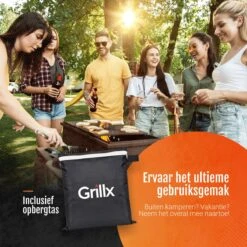 GrillX Barbecue Hoes - 145 X 61 X 117cm - BBQ Hoes Waterdicht - Beschermhoes Inclusief Trekkoord - BBQ Accesoires 14 GrillX Barbecue Hoes - 145 X 61 X 117cm - BBQ Hoes Waterdicht - Beschermhoes Inclusief Trekkoord - BBQ Accesoires -Woonkeuken Winkel 1200x1200 639