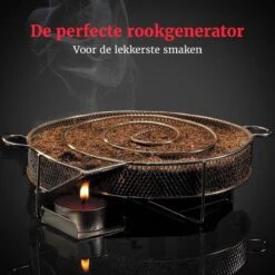 GrillX Cold Smoke Generator Met 1KG Appel Rookmot - 6 Liter - Smokerbox - RVS Rookbox - Rookgenerator - Koud Roken - BBQ Accesoires -Woonkeuken Winkel 1200x1200 695