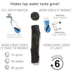 Black + Blum Binchotan Active Charcoal For Eau Good Water Bottles 4-pack 12 Black + Blum Binchotan Active Charcoal For Eau Good Water Bottles 4-pack -Woonkeuken Winkel 1200x1200 723