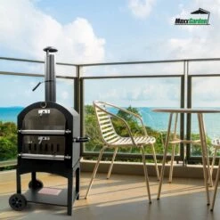 MaxxGarden Pizza Oven Buiten - Houtskool – Incl. Pizzasteen - 45x65x158cm 9 MaxxGarden Pizza Oven Buiten - Houtskool – Incl. Pizzasteen - 45x65x158cm -Woonkeuken Winkel 1200x1200 786