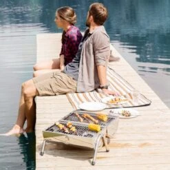 BBQ Collection Houtskoolbarbecue - Cilinder - Chroom 18 BBQ Collection Houtskoolbarbecue - Cilinder - Chroom -Woonkeuken Winkel 1200x1200 811