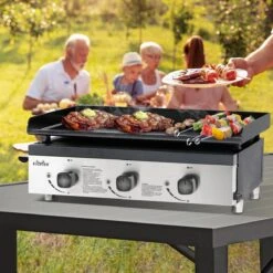 Bighorn Plancha Grill - Gasbarbecue – Tabletop – Draagbaar – 3 Branders -Woonkeuken Winkel 1200x1200 813