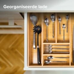 Grote Bestekbak Bamboe 81x47CM - Coninx Besteklade - Opbergbak - Duurzaam - Bamboe - Voor Laden Vanaf 47cm Diep 12 Grote Bestekbak Bamboe 81x47CM - Coninx Besteklade - Opbergbak - Duurzaam - Bamboe - Voor Laden Vanaf 47cm Diep -Woonkeuken Winkel 1200x1200 903