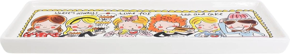 Blond Amsterdam Even Bijkletsen Cakeschaal - 33 Cm 4 Blond Amsterdam Even Bijkletsen Cakeschaal - 33 Cm - Afbeelding 2