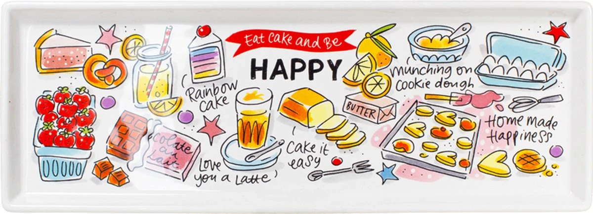 Blond Amsterdam, Happy - Cakeschaal 3 Blond Amsterdam, Happy - Cakeschaal