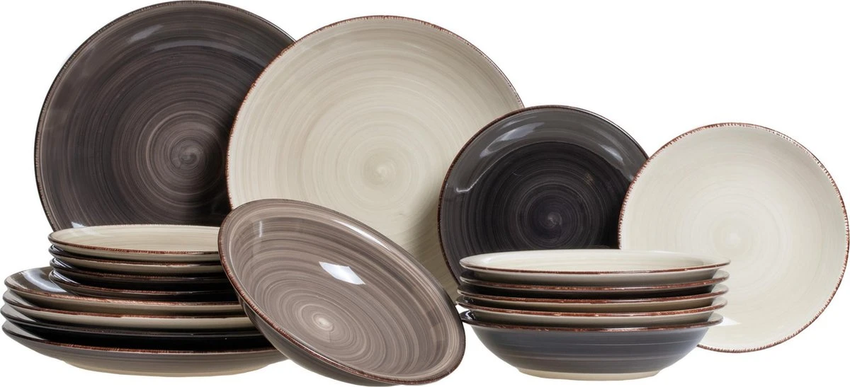 Studio Tavola Serviesset Vintage Loft 18-Delig 3 Studio Tavola Serviesset Vintage Loft 18-Delig