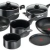 TEFAL YY4390FA Pannenset 10-delig ONBEPERKT - Antiaanbaklaag - Alle Kookplaten Inclusief Inductie - Krasbestendig - Thermo-Signal 1 TEFAL YY4390FA Pannenset 10-delig ONBEPERKT - Antiaanbaklaag - Alle Kookplaten Inclusief Inductie - Krasbestendig - Thermo-Signal -Woonkeuken Winkel 1200x604