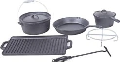 EL Fuego Dutch Oven Set Gietijzer 7-delig 17 EL Fuego Dutch Oven Set Gietijzer 7-delig -Woonkeuken Winkel 1200x628 1