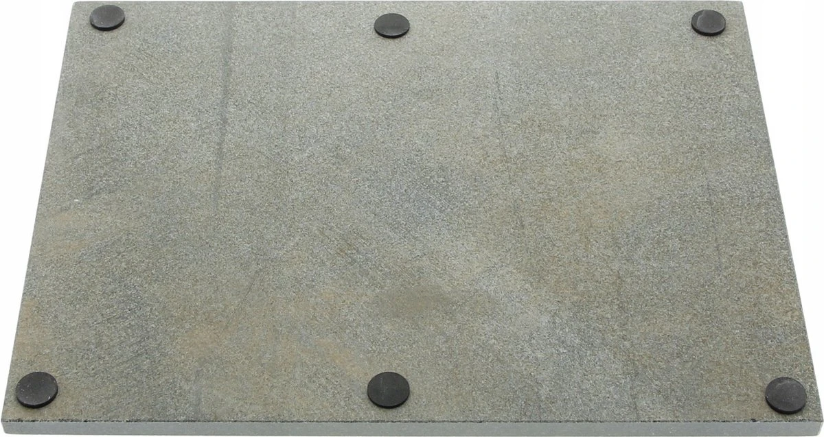 Marmeren Snijplank - Serveersteen - 30 X 40 Cm - Anti-slip Voetjes - Zwart 4 Marmeren Snijplank - Serveersteen - 30 X 40 Cm - Anti-slip Voetjes - Zwart - Afbeelding 2