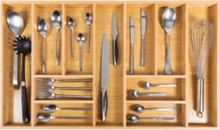 Grote Bestekbak Bamboe 81x47CM - Coninx Besteklade - Opbergbak - Duurzaam - Bamboe - Voor Laden Vanaf 47cm Diep 13 Grote Bestekbak Bamboe 81x47CM - Coninx Besteklade - Opbergbak - Duurzaam - Bamboe - Voor Laden Vanaf 47cm Diep -Woonkeuken Winkel 1200x711 4