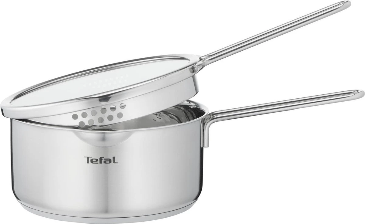 Tefal Nordica Pannenset 3 Delig - Steelpan Ø 16 Cm & Kookpan Ø 20 + Ø 24 Cm 20 Tefal Nordica Pannenset 3 Delig - Steelpan Ø 16 Cm & Kookpan Ø 20 + Ø 24 Cm - Afbeelding 18