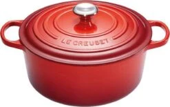Le Creuset Signature Braadpan - 4,2 L - 24 Cm - Kersenrood 25 Le Creuset Signature Braadpan - 4,2 L - 24 Cm - Kersenrood -Woonkeuken Winkel 1200x753 3