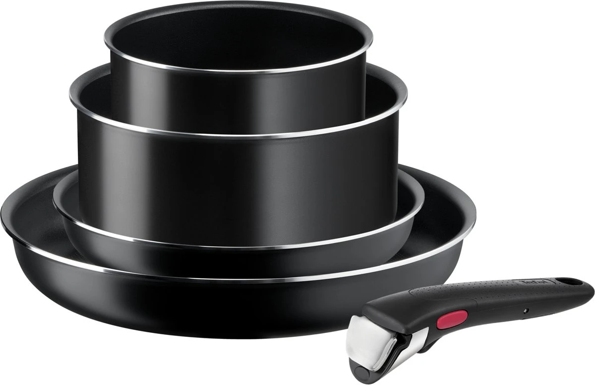 Tefal Ingenio Easy Cook & Clean - Pannenset - 5-delig - Niet Geschikt Voor Inductie 3 Tefal Ingenio Easy Cook & Clean - Pannenset - 5-delig - Niet Geschikt Voor Inductie