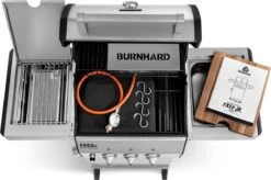 Burnhard Gas BBQ FRED JR. Deluxe - 2 Branders - Incl. Keramische Infraroodbrander & Afdekhoes - Deluxe -Woonkeuken Winkel 1200x796 7