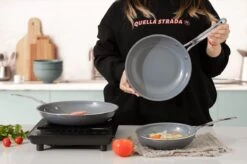 Swiss Pro+ - Koekenpannenset - 3 Delig - Keramisch - Inductie - Milieuvriendelijk - PFAS - PFOA Vrij - Sapphire Green -Woonkeuken Winkel 1200x799 4