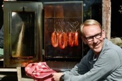 2-L Home & Garden XL Rookoven - RVS - 80x40x28 Cm - 3 Etages -Woonkeuken Winkel 1200x800 132