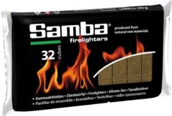 Samba Aanmaakblokjes Bruin á 24 X 32 Stuks - Omdoos Is 768 Aanmaakblokjes -Woonkeuken Winkel 1200x805 4