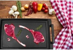 Eurolux Teppanyaki Plaat Met Grepen - 41 X 24 X 2.5 Cm - Zwart - Aluminium - Geschikt Voor Alle Warmtebronnen 20 Eurolux Teppanyaki Plaat Met Grepen - 41 X 24 X 2.5 Cm - Zwart - Aluminium - Geschikt Voor Alle Warmtebronnen -Woonkeuken Winkel 1200x815 2