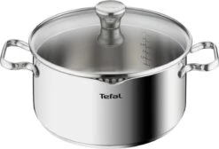 Tefal Duetto 3-delige Kookset - Steelpan Ø 16 Cm, Kookpan Ø 20/24 Cm -Woonkeuken Winkel 1200x815