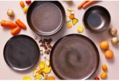 Palmer Serviesset Bama Copper Stoneware 6-persoons 24-delig Koper -Woonkeuken Winkel 1200x818