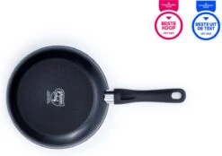 GreenChef Diamond Koekenpan 20cm - Zwart - Inductie - PFAS-vrij -Woonkeuken Winkel 1200x846