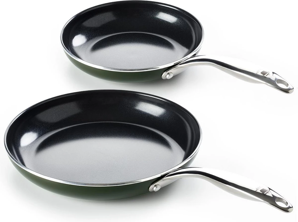 Dagelijkse Kost - Koekenpannenset 2-delig - ø20+28cm - Inductie - Anti-aanbak - PFAS-vrij 3 Dagelijkse Kost - Koekenpannenset 2-delig - ø20+28cm - Inductie - Anti-aanbak - PFAS-vrij