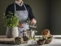 Sola Pannenset Juvia - 4 Delig - Ø 16,16,18,20 Cm - Zilver - RVS - Sandwichbodem 23 Sola Pannenset Juvia - 4 Delig - Ø 16,16,18,20 Cm - Zilver - RVS - Sandwichbodem -Woonkeuken Winkel 1200x911