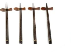 Asiansticks - Luxe Houten Chopsticks Met Houder - Sushiset Voor 4 Personen - Cadeauset -Woonkeuken Winkel 1200x912 3