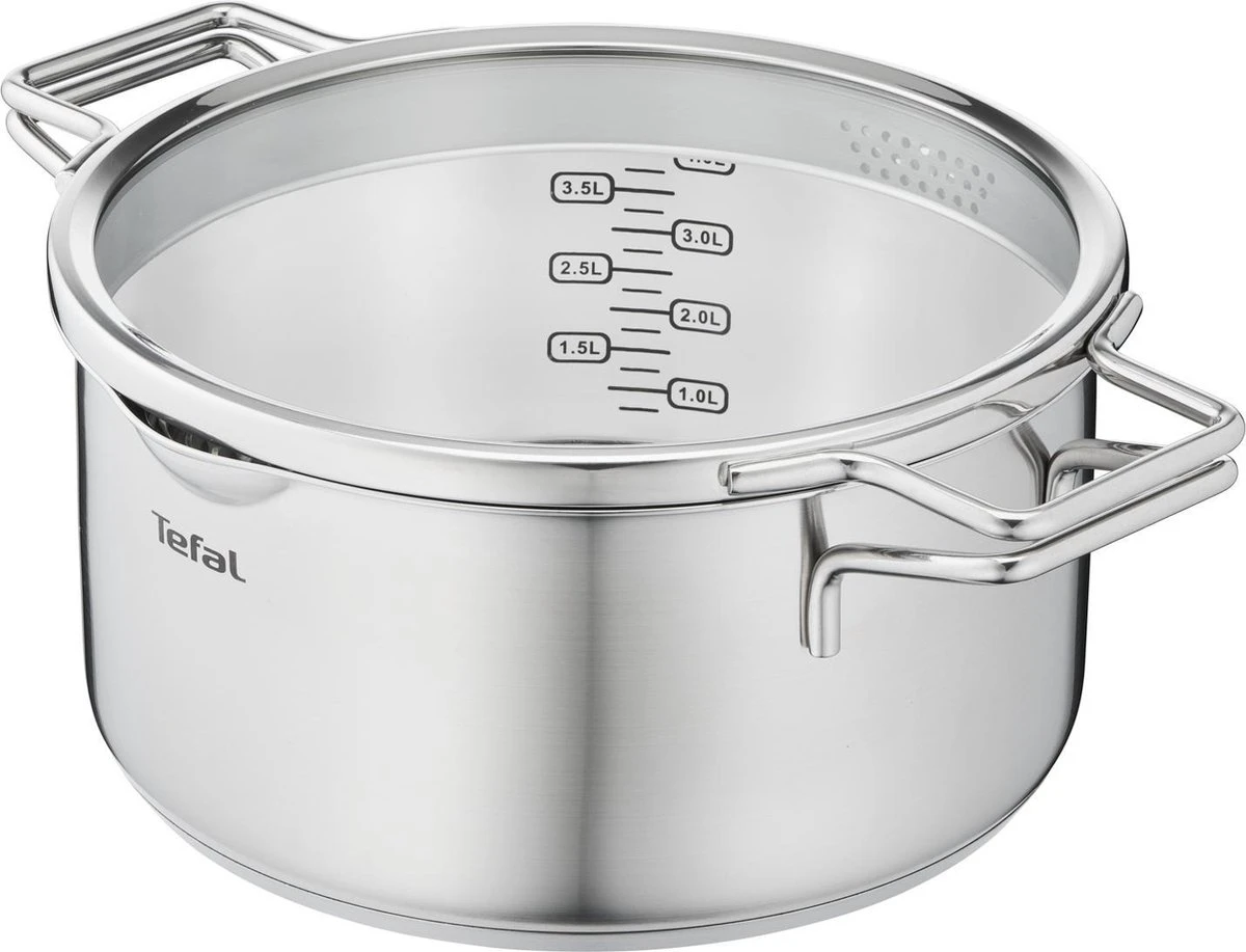 Tefal Nordica Pannenset 3 Delig - Steelpan Ø 16 Cm & Kookpan Ø 20 + Ø 24 Cm 10 Tefal Nordica Pannenset 3 Delig - Steelpan Ø 16 Cm & Kookpan Ø 20 + Ø 24 Cm - Afbeelding 8