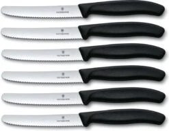 Victorinox Tafelmes 6 Stuks Zwart Krom Heft -Woonkeuken Winkel 1200x927 3