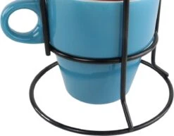 Orange85 Koffiekopjes - Met Houder - Set Van 6 - Gekleurd - 300 Ml - Keramiek -Woonkeuken Winkel 1200x936