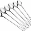Merkloos Latte Macchiato Lepels – RVS Lange Yoghurt, Dessert Of Koffie Lepeltjes – Set Van 6 Stuks -Woonkeuken Winkel 1200x943 2