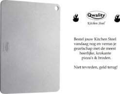 Pizzasteen Van Staal – Pizza Steen - Pizza En Brood Bakken - 40 X 30 X 0,6 Cm - Cadeau Voor Man - Kitchen Steel By Qwality 12 Pizzasteen Van Staal – Pizza Steen - Pizza En Brood Bakken - 40 X 30 X 0,6 Cm - Cadeau Voor Man - Kitchen Steel By Qwality -Woonkeuken Winkel 1200x944 3