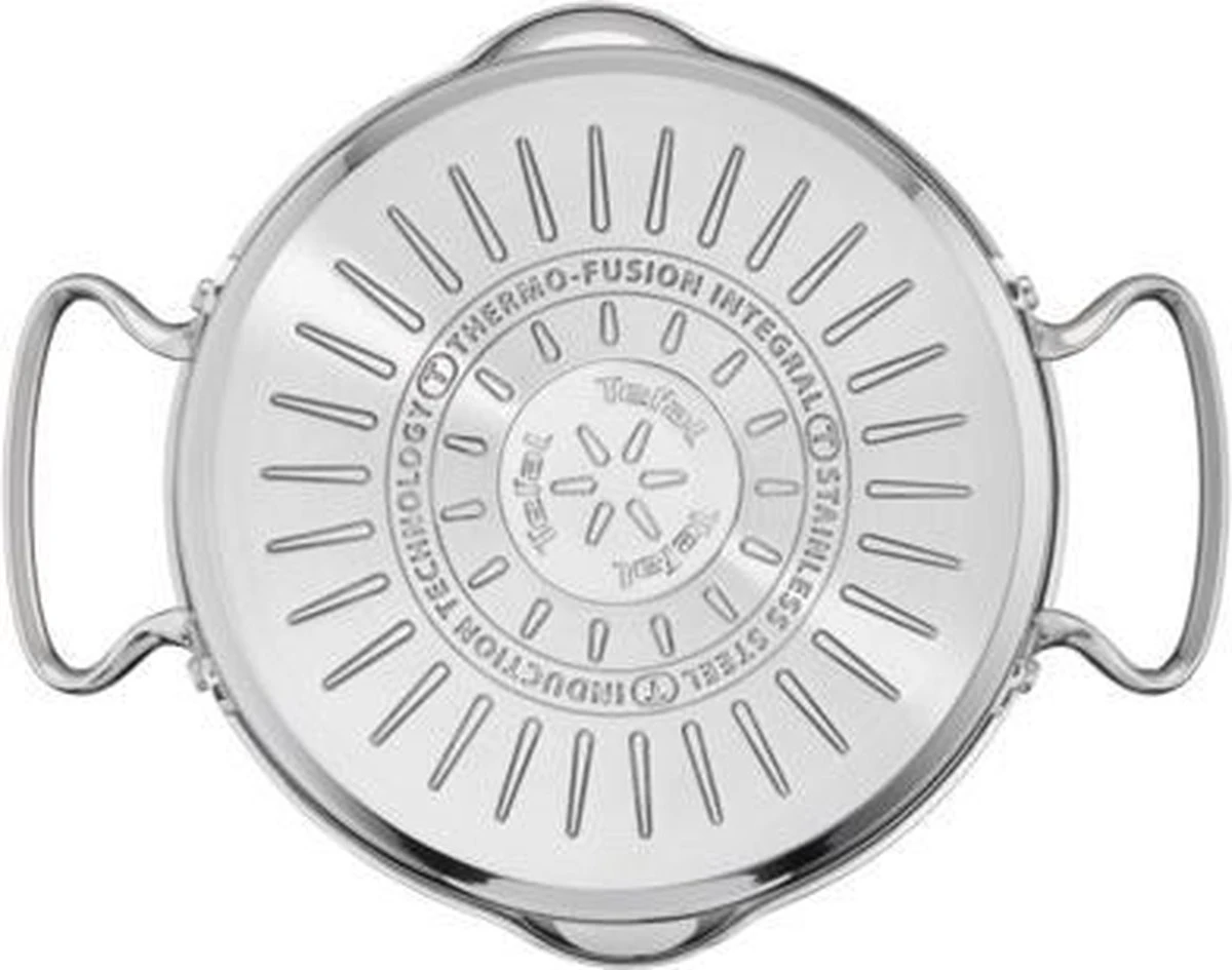 Tefal Duetto+ Pannenset -10 Delig- 5 Pannen - Kookpannenset - Zilver - Afdruipdeksels 12 Tefal Duetto+ Pannenset -10 Delig- 5 Pannen - Kookpannenset - Zilver - Afdruipdeksels - Afbeelding 10