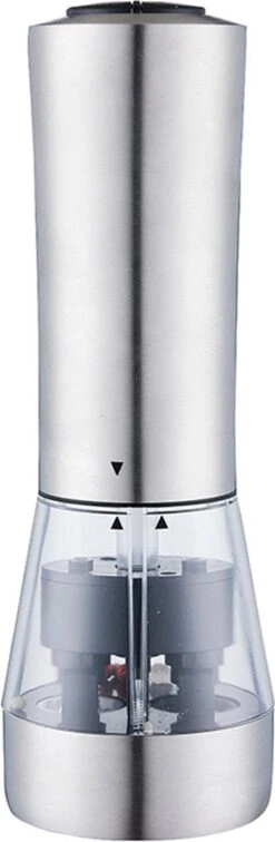 KROMS Peper En Zoutmolen Set - Peper En Zoutmolen Set Elektrisch -2 In 1 - Instelbare Maalgraad - Pepermolen - Zoutmolen - Peper En Zoutmolen Elektrisch -Woonkeuken Winkel 392x1200
