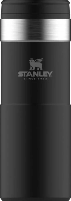 Stanley The NeverLeak™ Travel Mug 0,35L NEW - Thermosfles - Matt Black -Woonkeuken Winkel 426x1200