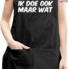 IK DOE OOK MAAR WAT Unisex Schort - Zwart - One Size (volwassenen) - Keuken Schort - Barbeque BBQ Schort - Bedieningsschort - Grappige Teksten - Original Kwoots- Voor Zowel Mannen Als Vrouwen - Verstelbaar - Wasbaar - Cadeau - Apron 1 IK DOE OOK MAAR WAT Unisex Schort - Zwart - One Size (volwassenen) - Keuken Schort - Barbeque BBQ Schort - Bedieningsschort - Grappige Teksten - Original Kwoots- Voor Zowel Mannen Als Vrouwen - Verstelbaar - Wasbaar - Cadeau - Apron -Woonkeuken Winkel 565x1200