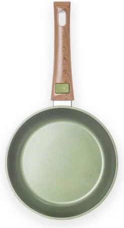 Just Vegan Koekenpan ECO Met Afneembaar Handvat 20 Cm Aluminium Groen -Woonkeuken Winkel 656x1200
