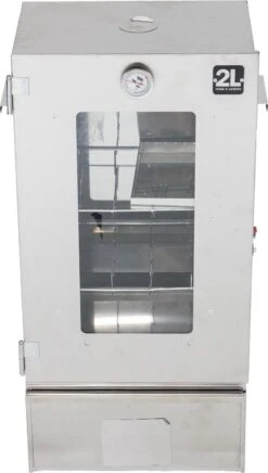 2-L Home & Garden XL Rookoven - RVS - 80x40x28 Cm - 3 Etages -Woonkeuken Winkel 680x1200 3