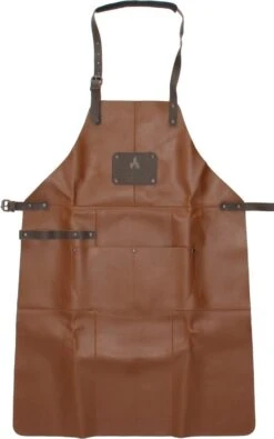 Goodman - BBQ Schort - Echt Leer - Leren Schort Man - Cognac Bruin 6 Goodman - BBQ Schort - Echt Leer - Leren Schort Man - Cognac Bruin -Woonkeuken Winkel 751x1200 1