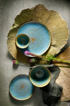 Palmer Serviesset Lotus Stoneware 6-persoons 24-delig Zwart Turquoise 22 Palmer Serviesset Lotus Stoneware 6-persoons 24-delig Zwart Turquoise -Woonkeuken Winkel 800x1200 17