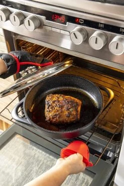 Smile 10-Delige Pannenset - Anti Aanbaklaag - Vaatwasser Bestendig - Zwart - MGK-17 20 Smile 10-Delige Pannenset - Anti Aanbaklaag - Vaatwasser Bestendig - Zwart - MGK-17 -Woonkeuken Winkel 800x1200 7