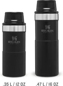 Stanley Trigger-Action Travel Mug 0.47L - Thermosfles - Matt Black -Woonkeuken Winkel 875x1200