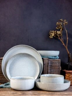 Selinex Stoneware - Serviesset - Grijs - 16 Delig 4 Persoons - CADEAUTIP - CADEAU -Woonkeuken Winkel 900x1200 7