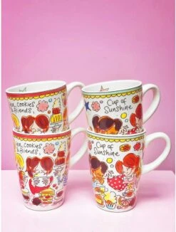 Blond Amsterdam Even Bijkletsen Beker XL 500 Ml - Mint Rand 11 Blond Amsterdam Even Bijkletsen Beker XL 500 Ml - Mint Rand -Woonkeuken Winkel 910x1200 1