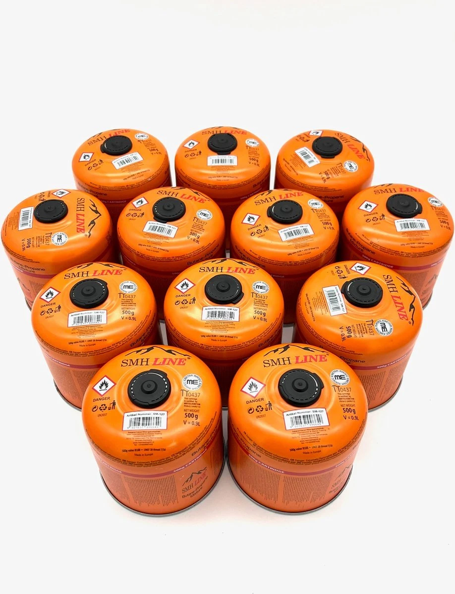 SMH LINE® Gascartridge - 12x 500g - Gascartouche - Easy Clic Cartouche 3 SMH LINE® Gascartridge - 12x 500g - Gascartouche - Easy Clic Cartouche