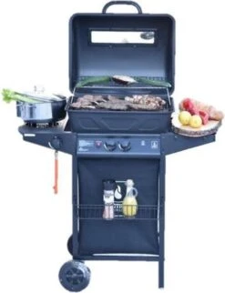 Halifax Gasbarbecue 5,5 KW - Buitenkeuken Met Lavasteen Grillplaat En Gaspit - 100x98 Cm -Woonkeuken Winkel 921x1200 4