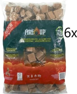 Fire-Up Aanmaakblokjes Voordeelbox Met 1152 Stuks - 6x 192st -Woonkeuken Winkel 989x1200